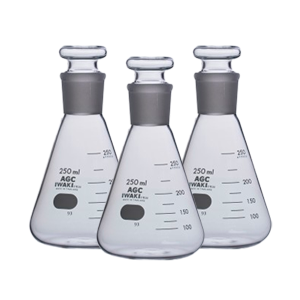 Iwaki Erlenmeyer Flask with Glass Stopper – Krypton