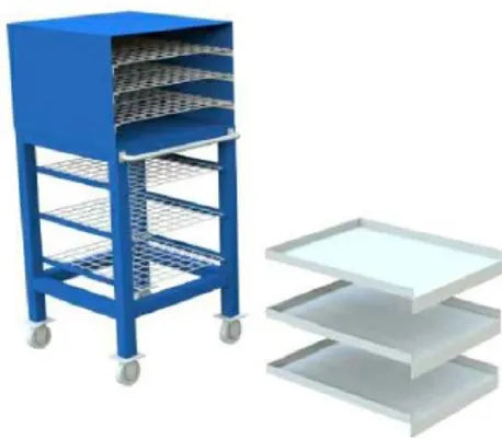 Cupel Cooling Rack for fire assay