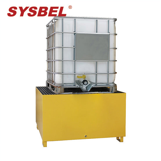 Spill containment pallet is essentially a plastic pallet that can control leakage and has a leakage groove