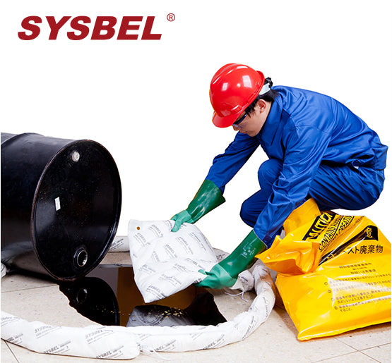 Spill kit used to efficiently isolate hazardous wastes and contaminants