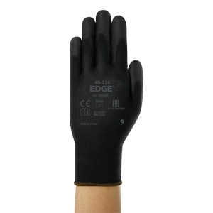 2 Paia Di Guanti Ansell Edge 48-126 In Nitrile Con Schiuma, Taglia 6, Con Supporto A Clip