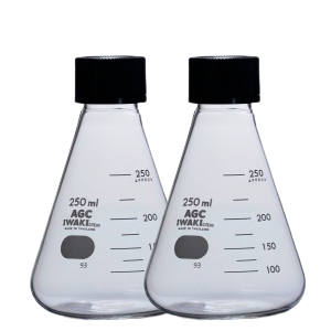 Iwaki Erlenmeyer Flask with Screw Cap