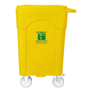 Sysbel Portable Eyewash with Mobile Waste Cart