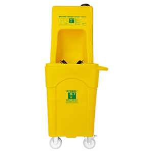 Sysbel Portable Eyewash with Mobile Waste Cart